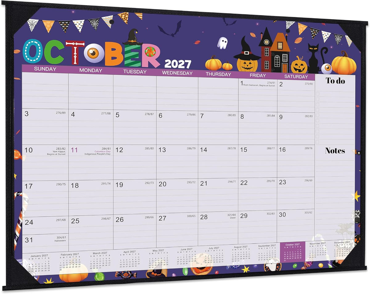 2027 Desk Calendar - Large Desk Calendar 2027, Jan.2027 - Dec.2027
