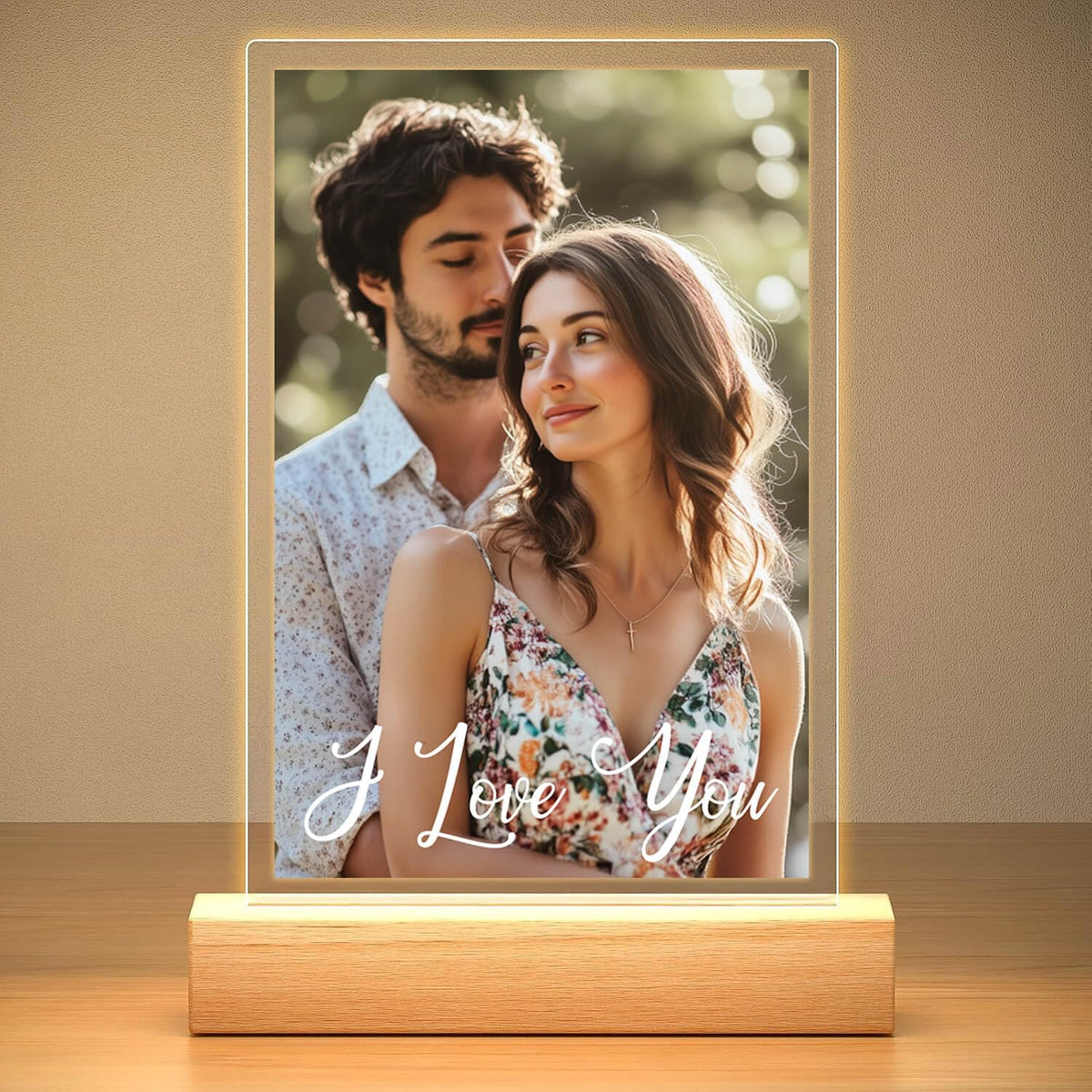 KoxSmar Custom Picture Frame, Personalized Photo Frame, Customized Picture Frames, Personalized Anniversary Birthday Gifts for Women Men Her Him Girlfriend Boyfriend Wife Husband Couple
