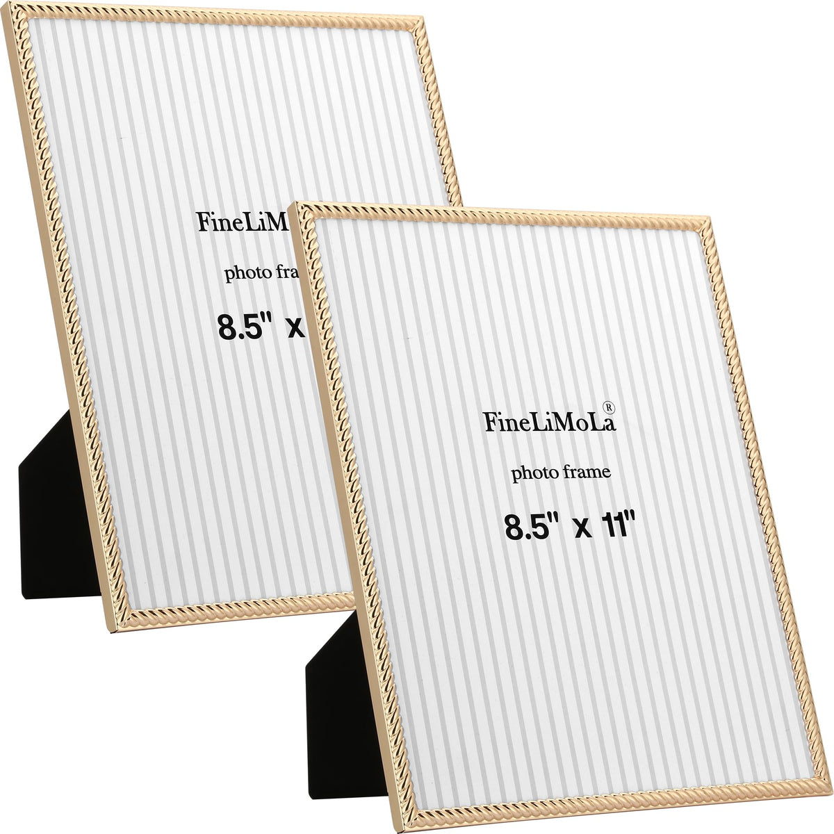 5x7'' Silver Rope Design Metal Picture Frames with Hi Quality Velvet Backing and Real Glass Front,Silver Photo Frame 7x5'' for Desktop Display Or Wall Hanging