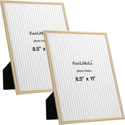 5x7'' Silver Rope Design Metal Picture Frames with Hi Quality Velvet Backing and Real Glass Front,Silver Photo Frame 7x5'' for Desktop Display Or Wall Hanging