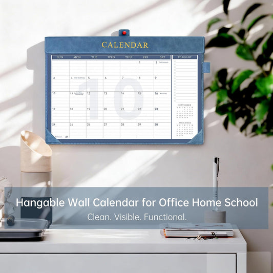 Yoment Desk Calendar 2026-2027, 17" x 12", from Now - Dec 2027(18 Months)
