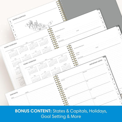 Blue Sky 2027 Weekly & Monthly Planner Calendar, 8.5"x11", Sophie