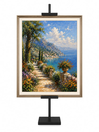 18” Black Steel Adjustable Tabletop Easel Stand,Picture Frame Holder Stand for Display,Art Easel Photo Stands for Sign,Plates,Painting,Artwork,Poster,Books