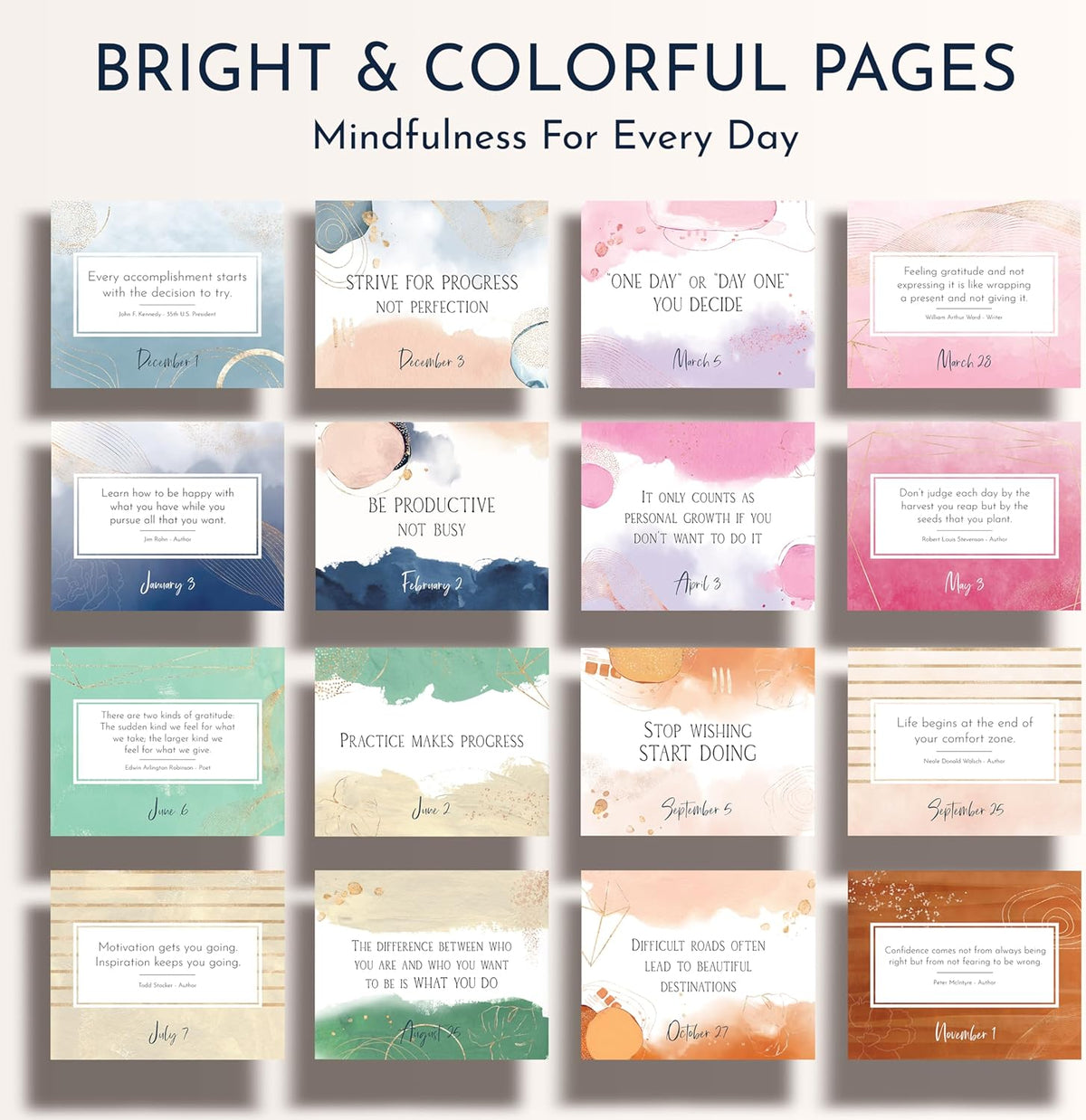 Motivational Calendar, Quotes & Reflections, Inspirational Gift for Women