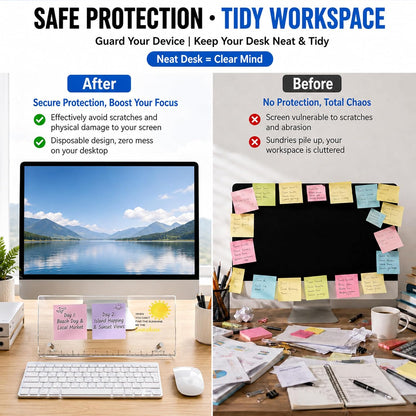 Monitor Memo Board Be The Sunshine Inspirational Acrylic Desk Note Holder