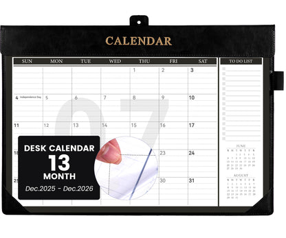 Yoment Desk Calendar 2026-2027, 17" x 12", from Now - Dec 2027(18 Months)